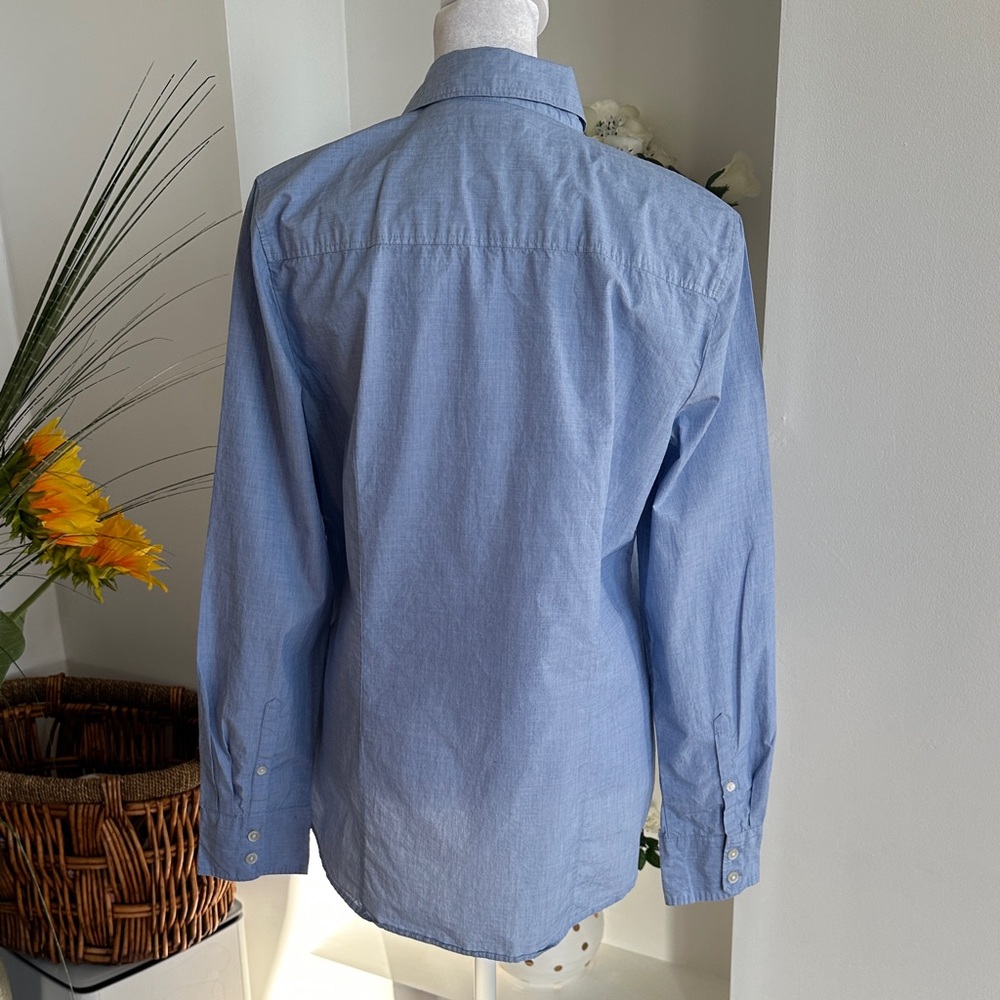 J. Crew Blue Button Down Shirt - Picture 2 of 8